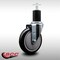 Service Caster 5'' SS Black Poly Wheel Swivel 1-3/4'' Expanding Stem Caster SCC-SSEX20S514-PPUB-BLK-134 - alternate 2